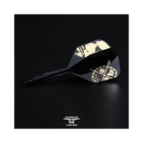 *Condor AXE Dart Flights - Devon Petersen - Small - African Warrior - Inspiration 3 - Black