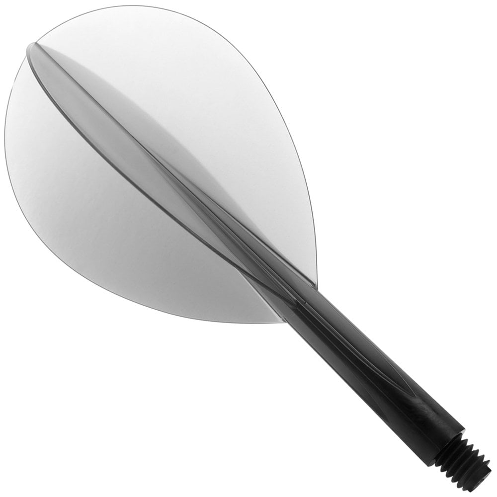 Condor Dart Flights - Zero Stress - Teardrop - Clear Black Short