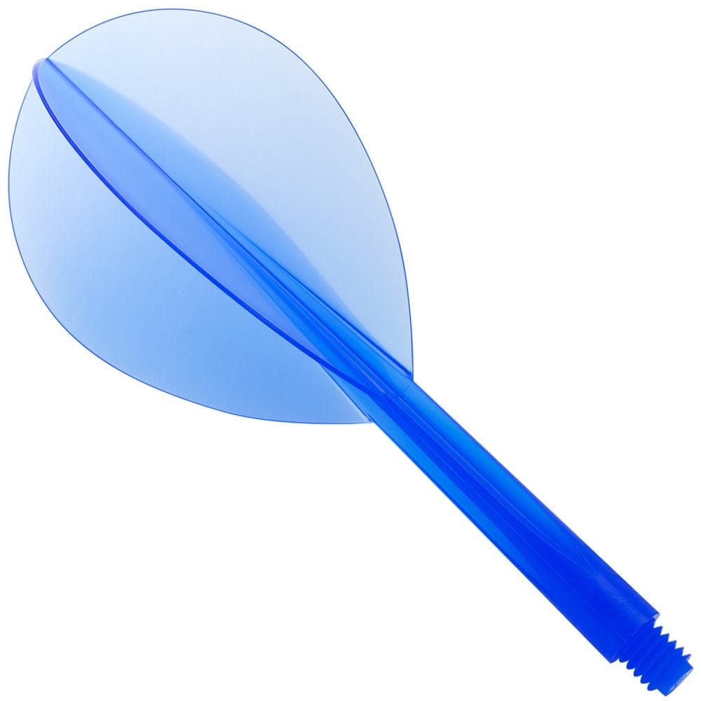 Condor Dart Flights - Zero Stress - Teardrop - Clear Blue Medium