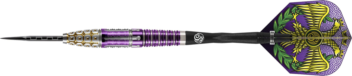 Shot Roman Empire Caesar Darts - Steel Tip - Purple & Gold