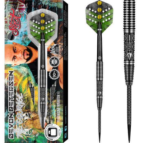 *Shot Devon Petersen Darts - Steel Tip - Courage 23g