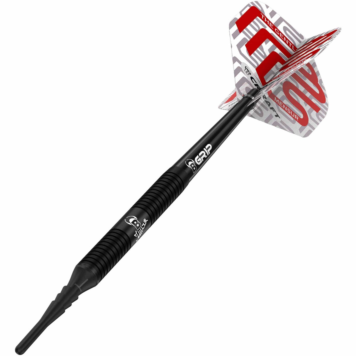 *BULL'S Mensur Suljovic Darts - Soft Tip - Black Edition 18g