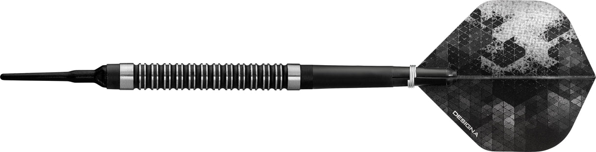 Designa Dark Thunder V2 Darts - Soft Tip - Black