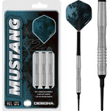 Designa Mustang V2 Darts – Soft Tip – Scallop – Silber