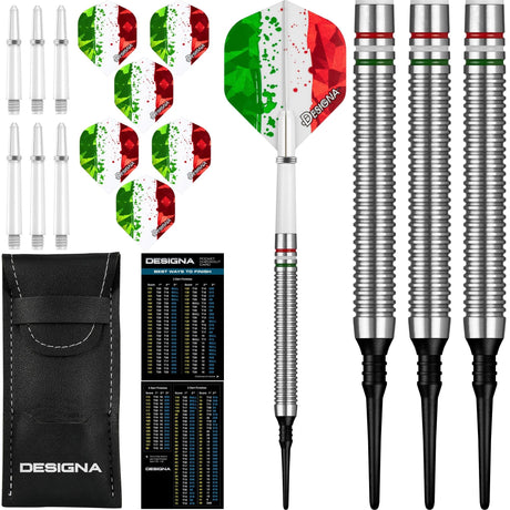 Designa Patriot-X Darts - Soft Tip - Italy 20g
