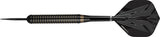*Designa Mako Darts - Stahlspitze Electro Brass - Shark Grip - Schwarz
