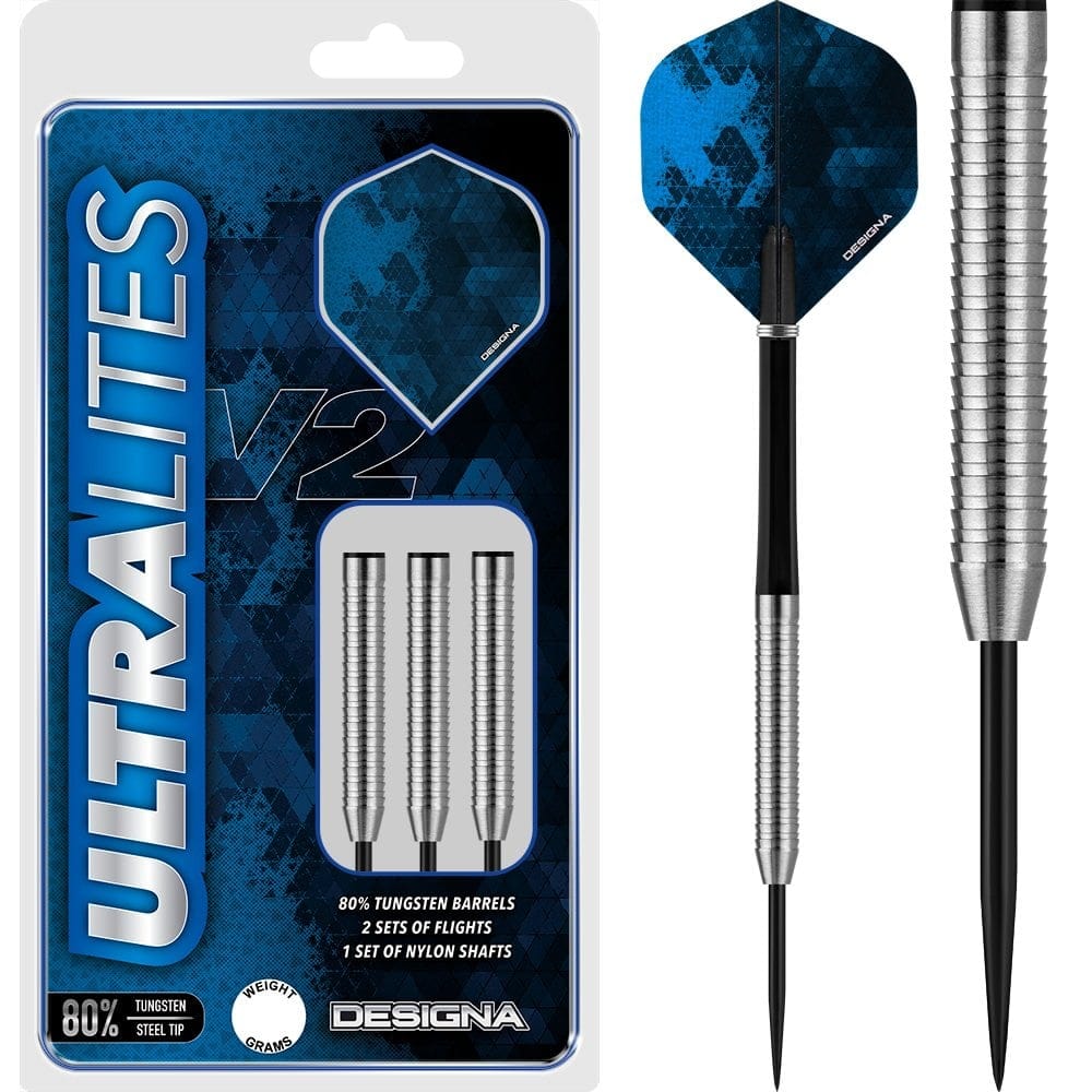 DESIGNA DARTS Vampires V2 D0610 Jeu de fléchettes M3 avec pointe en acier 27 g DESIGNA DARTS Vampires V2 D0610 Jeu de fléchettes M3 avec pointe en acier 27 g