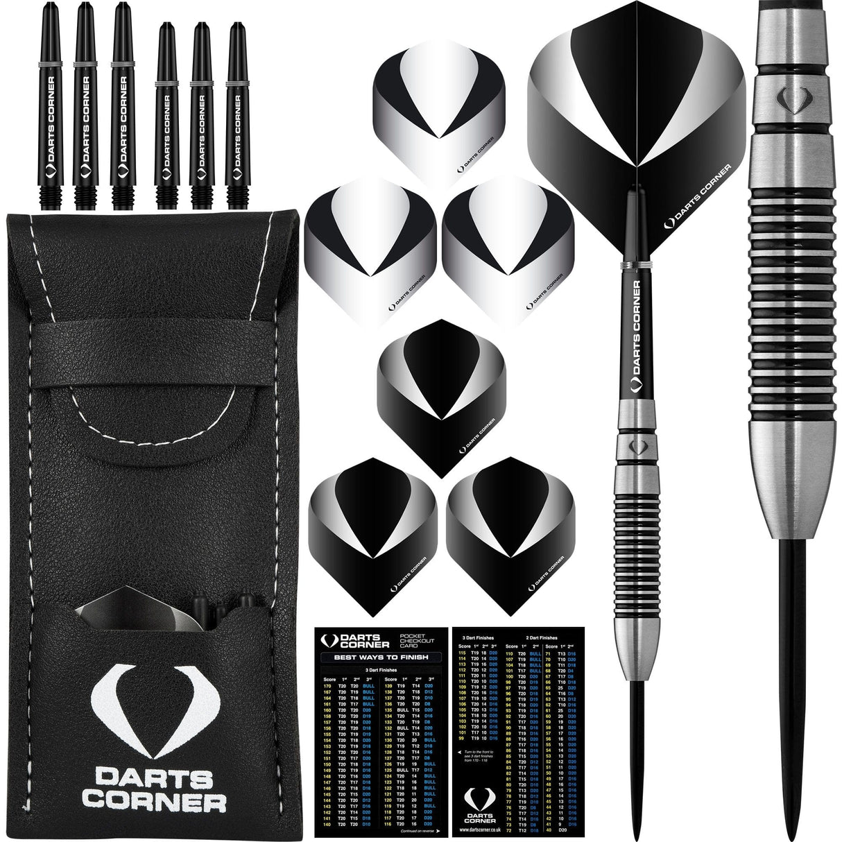 *Darts Corner Warfare Darts - Steel Tip - M2 - Black Ring 21g