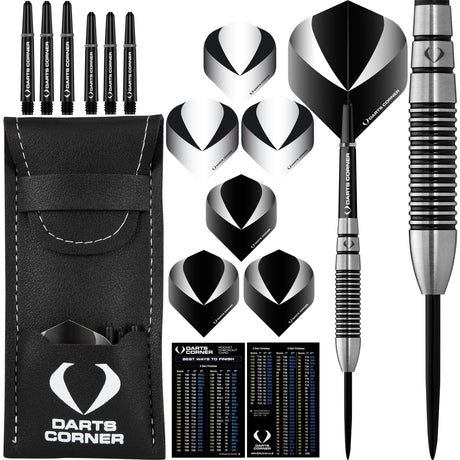 *Darts Corner Warfare Darts - Steel Tip - M2 - Black Ring 21g