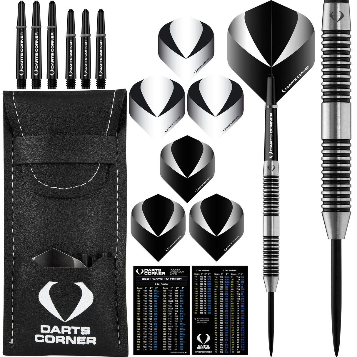 Darts Corner Warfare Darts - Steel Tip - M5 - Black Ring 23g