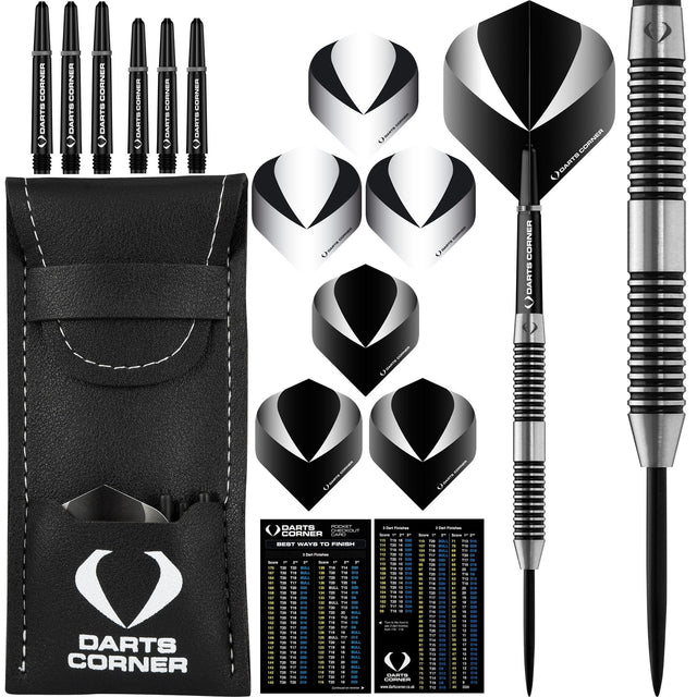 Darts Corner Warfare Darts - Steel Tip - M5 - Black Ring 23g