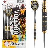 Harrows Voodoo Darts - Steel Tip Brass - Knurled Grip 19g