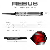 *Mission Rebus Darts - Soft Tip - M1 - Rear Ring Grip