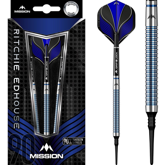 Mission Ritchie Edhouse Darts - Soft Tip - Blue 21g