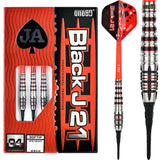 *One80 Black J21 Darts - Soft Tip - Model 04 19g