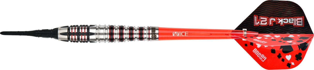 *One80 Black J21 Darts - Soft Tip - Model 04 19g