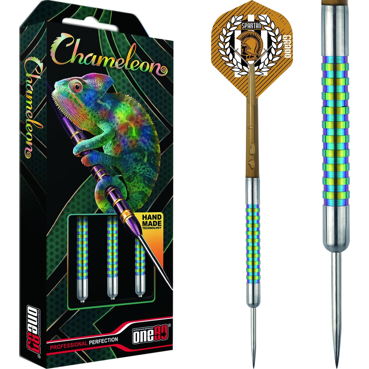 One80 Chameleon Darts - Steel Tip - Jade 22g