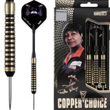One80 Deta Hedman Darts - Steel Tip Brass - Copper Choice - 20g