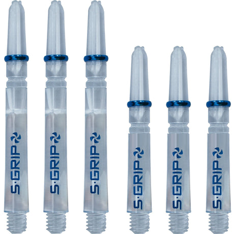 Harrows Supergrip Spin Stems - Dart Shafts - Clear