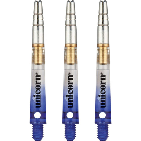 Unicorn Gripper 360 Two Tone Dart Shafts - Gradient Blue Medium