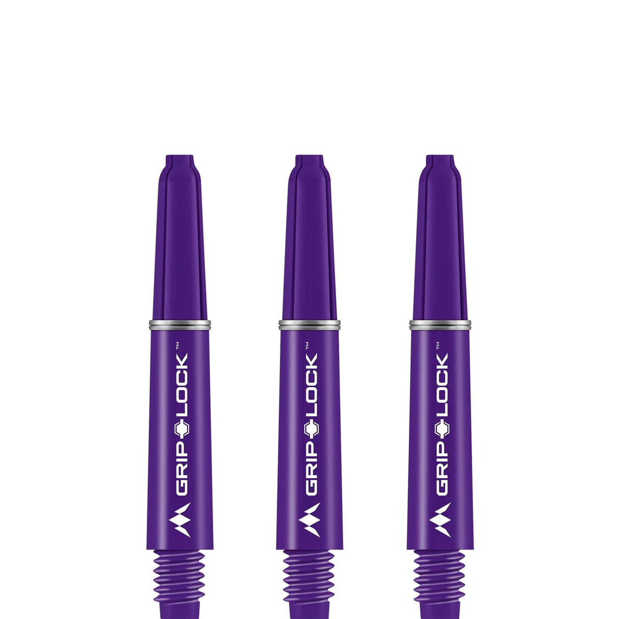 Mission GripLock Shafts - Dart Stems - Purple Short