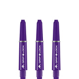 Mission GripLock Shafts - Dart Stems - Purple Short