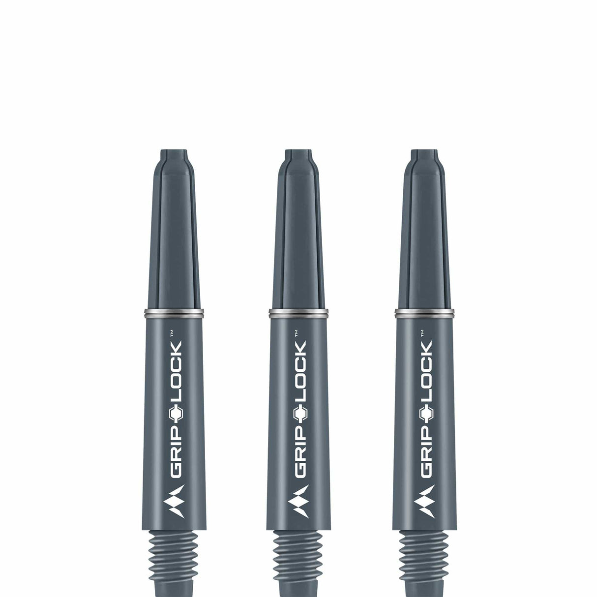 Mission GripLock Shafts - Dart Stems - Grey Short