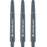 Mission GripLock Shafts - Dart Stems - Grey Medium