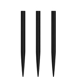 Unicorn Spare Dart Points - Steel Tip - Plain - Black  - 35mm