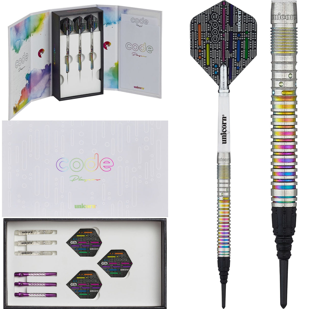 Unicorn Code Darts - Soft Tip - Ian White 18g