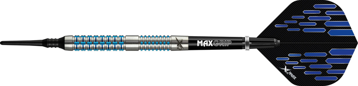 *XQMax Contour Darts - Soft Tip - M1 - Blue Titanium