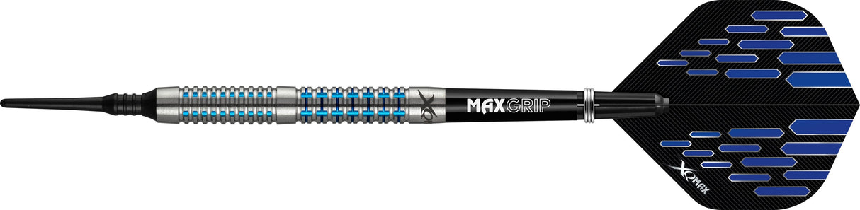 *XQMax Contour Darts - Soft Tip - M2 - Blue Titanium