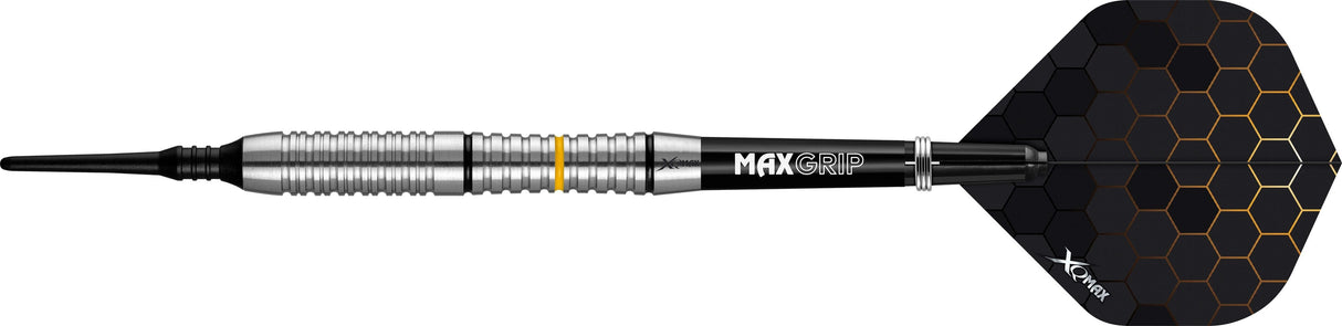 *XQMax Reactor Darts - Soft Tip - M3 - Black with Yellow 19g
