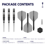 Caliburn Players Darts - Stahlspitze - 90% Tungsten - Obsidian: Barry Wong