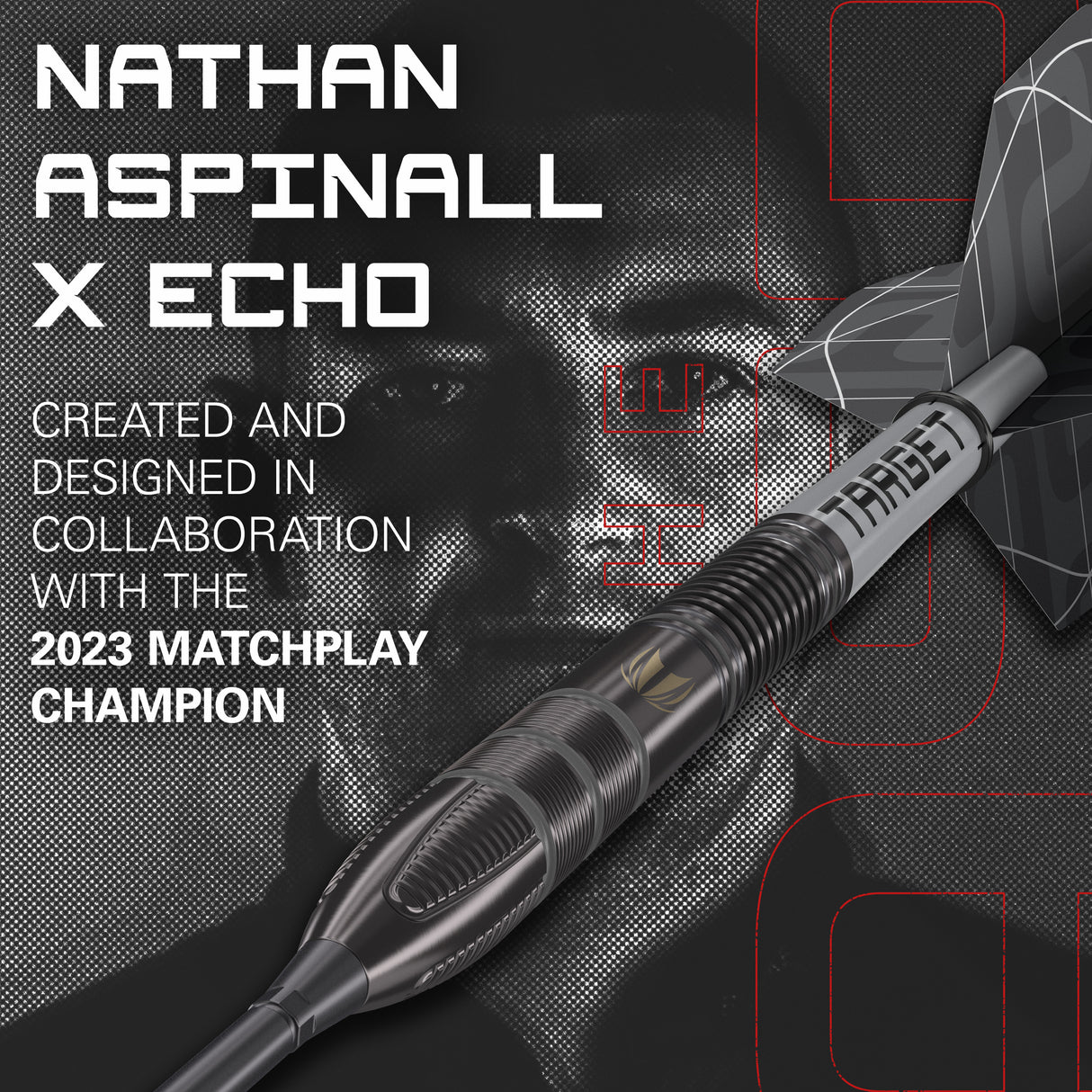 Target Nathan Aspinall Darts - Stahlspitze - 90% Tungsten - Echo