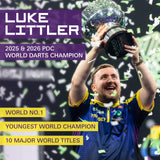 Target Luke Littler Darts - Stahlspitze - 90% Tungsten - Weltmeister