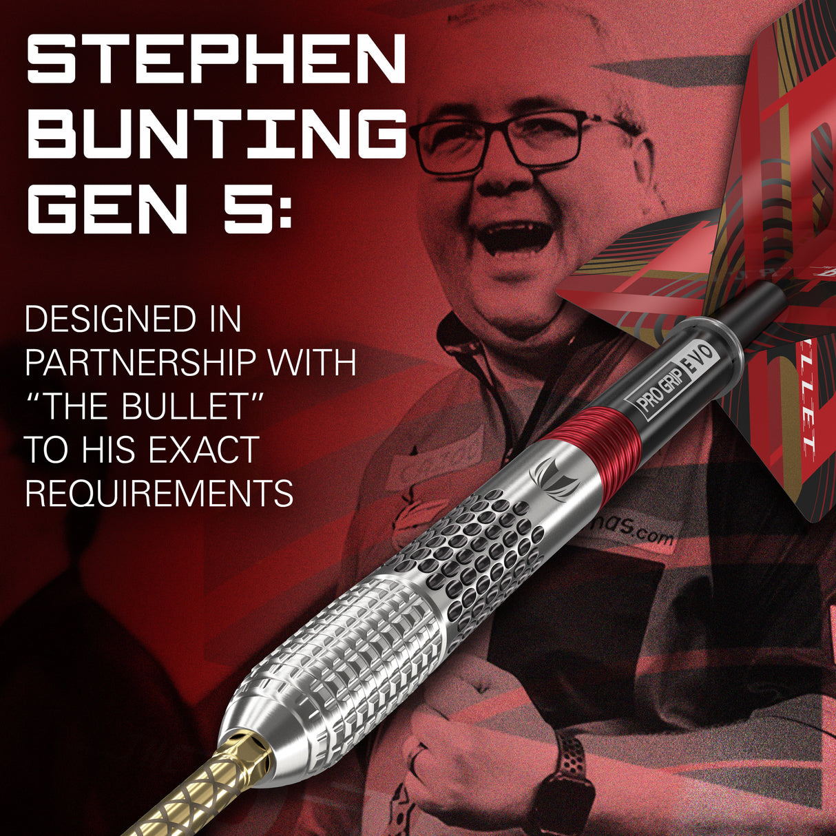 Target Stephen Bunting Darts - Stahlspitze - 95% Tungsten - G5