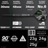 Target Star Wars Darts - Stahlspitze - 90% Tungsten - Tie Fighter