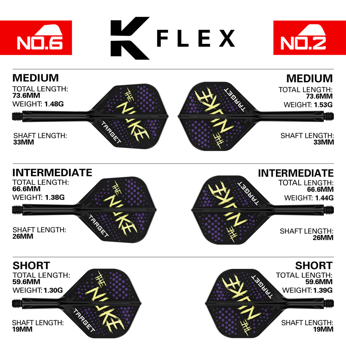 Target K-Flex Dart Flights - Luke Littler