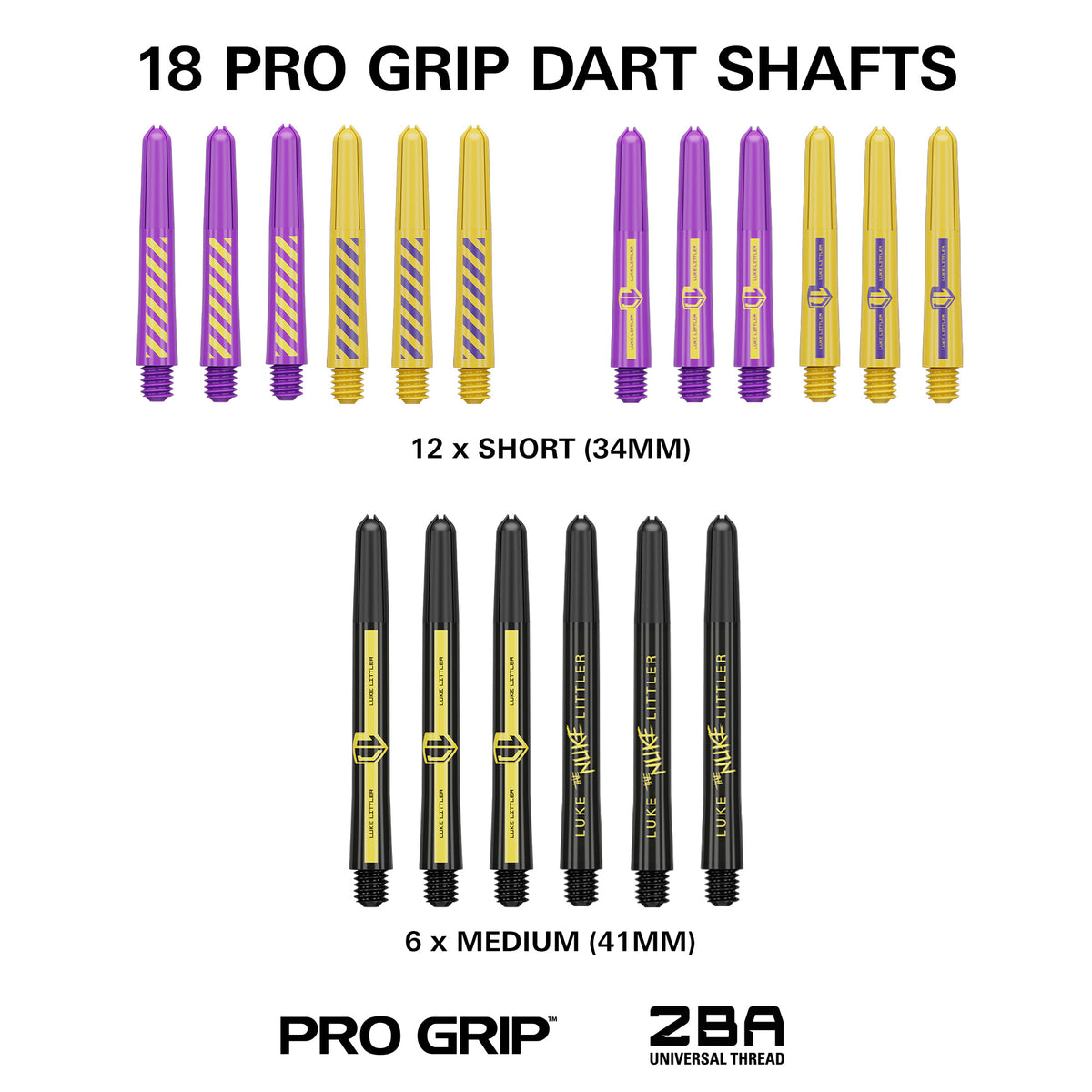 Target Luke Littler Darts - 100-teiliges Zubehörset