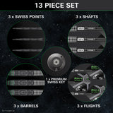 Target Star Wars Darts - Stahlspitze - 90% Tungsten - Tie Fighter