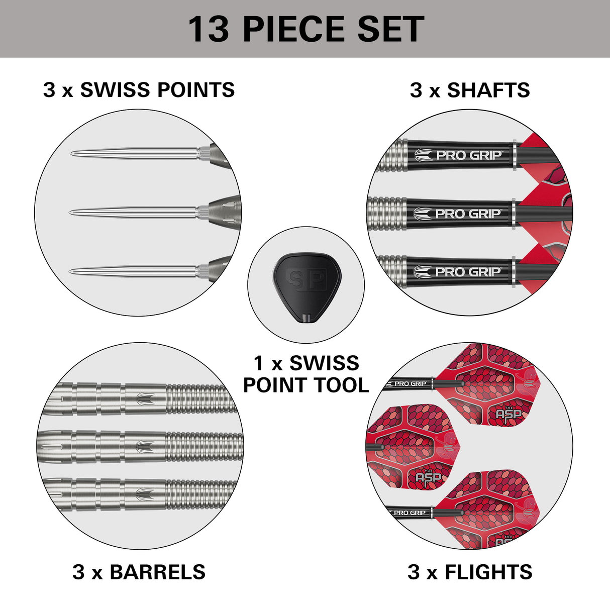 Target Nathan Aspinall Darts - Stahlspitze - 90% Tungsten - G1