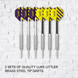 Target Luke Littler Dartboard Set - Dartboard + 6 Darts