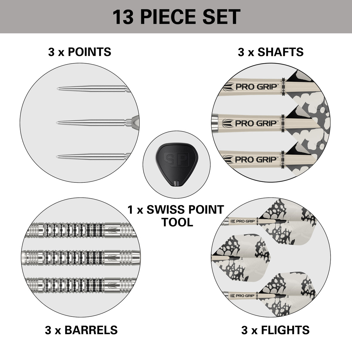 Target Exo Darts - Stahlspitze - 90% Tungsten - 03