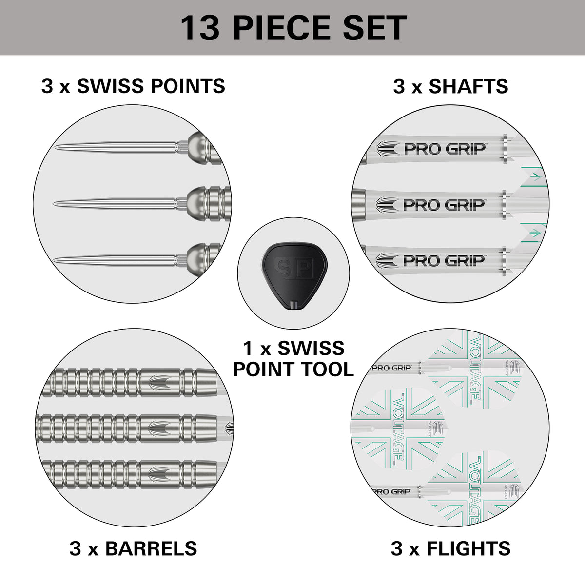 Target Rob Cross Darts - Stahlspitze - 90% Tungsten - G1
