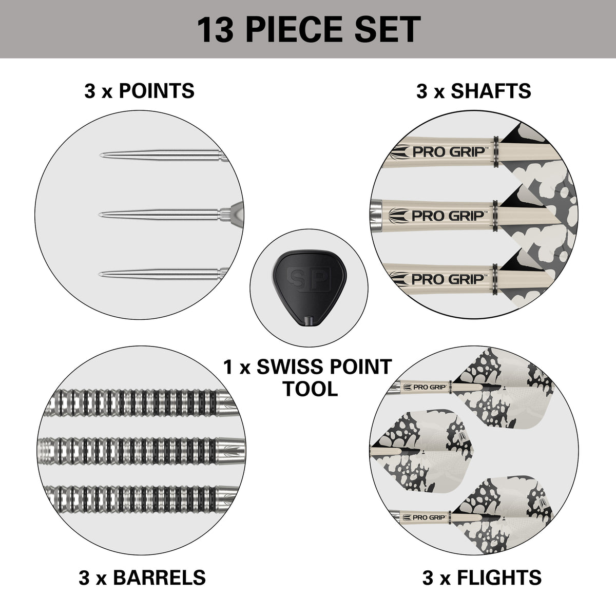 Target Exo Darts - Stahlspitze - 90% Tungsten - 01
