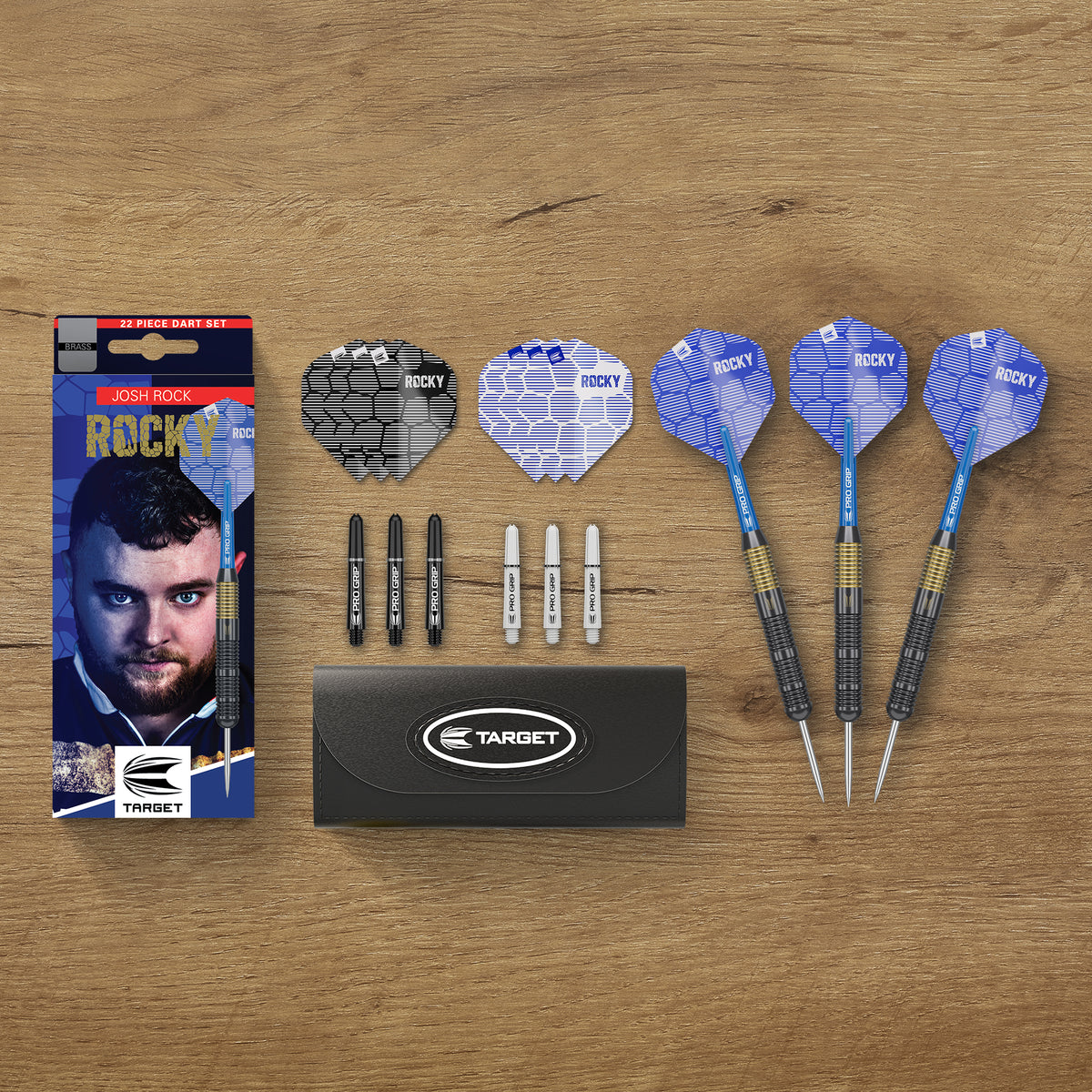 Target Josh Rock Darts - Stahlspitze - Messing