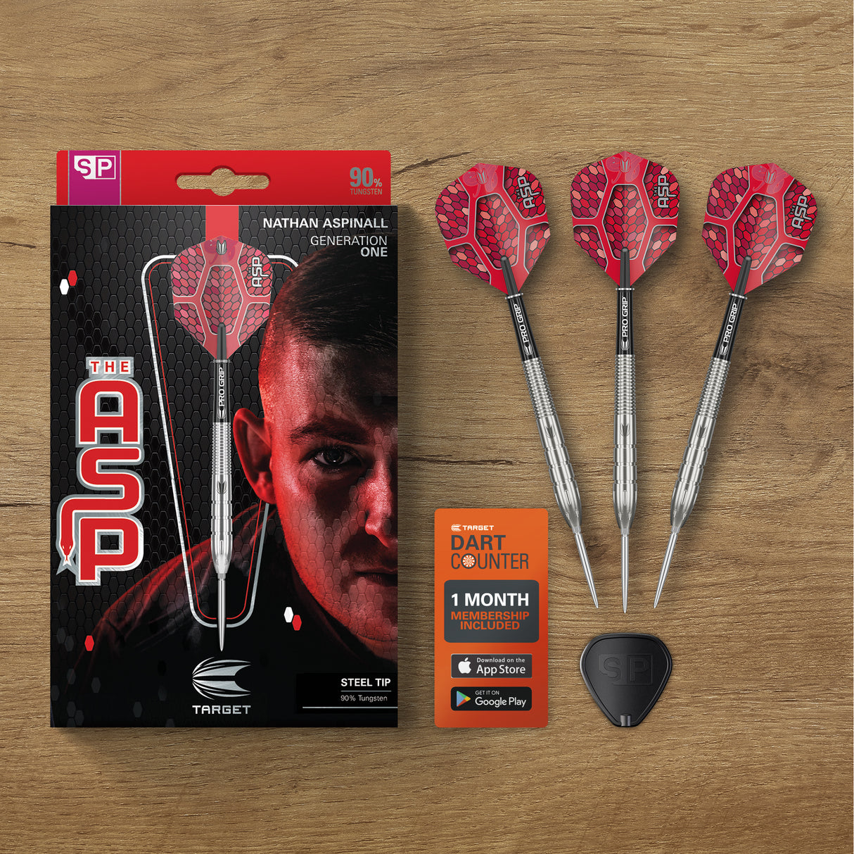 Target Nathan Aspinall Darts - Stahlspitze - 90% Tungsten - G1