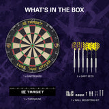 Target Luke Littler Dartboard Set - Dartboard + 6 Darts