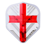 L-Style EZ L-Flights - Integrierter Champagner-Ring - L1EZ - V-Serie Typ E - England - Klar Weiß